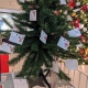 Small Christmas Tree with names of children as ornaments