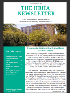 August-September 2024 August-September HRHA newsletter